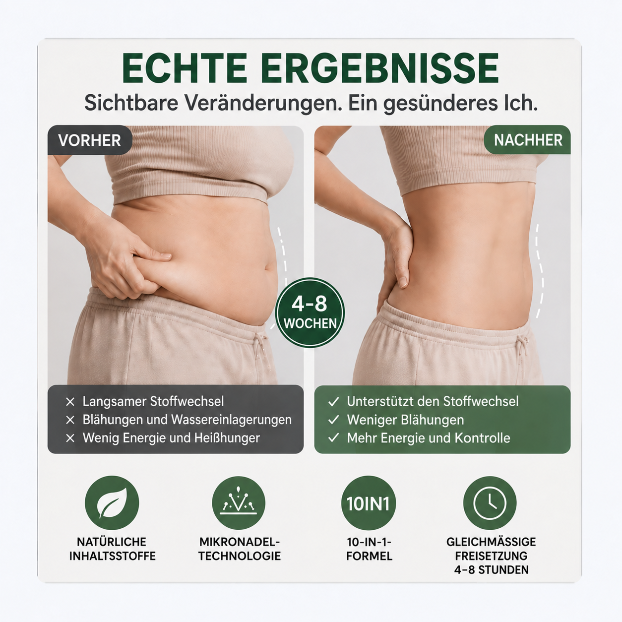 Echte Ergebnisse im Vorher-Nachher-Vergleich